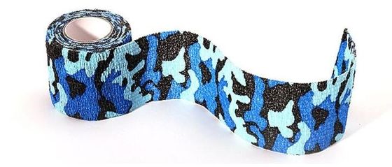 2"x5yards self-adhesive camo colored elastic cohesive bandage, breathable waterproof camouflage home care products kines