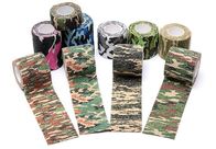 2"x5yards self-adhesive camo colored elastic cohesive bandage, breathable waterproof camouflage home care products kines