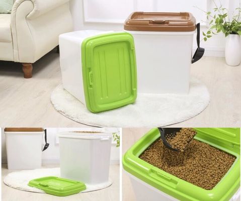 food grade Pet Food Barrel,dog food bucket, Eco-friendly Metal Dog/cat Food Bucket With Scoop feed for poultry, barrel