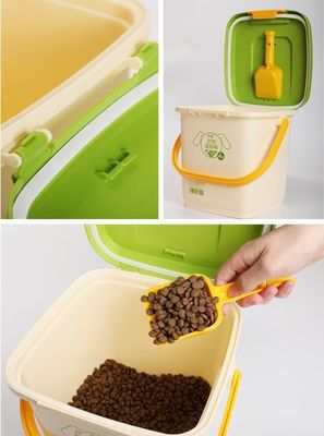 food grade Pet Food Barrel,dog food bucket, Eco-friendly Metal Dog/cat Food Bucket With Scoop feed for poultry, barrel