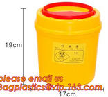 Medical Disposal Bin Sharp /Safe SharpS Containers biohazard needle disposal sharp container, Plastic Wheeled Trash Can