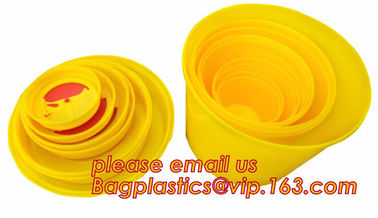 1.0L small biohazard sharps Container, bin for surgical waste with lower price, Disposable Hospital Biohazard Sharp Coll