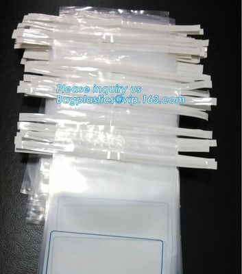 Bags are gamma sterilized, leaving a virgin interior surface with no toxic residue from gas exposure. Samples can be eas