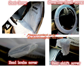 Nylon seat cover Reusable seat cover car seats Steering wheel cover foil Disposable car carpet cover Disposable seat cov