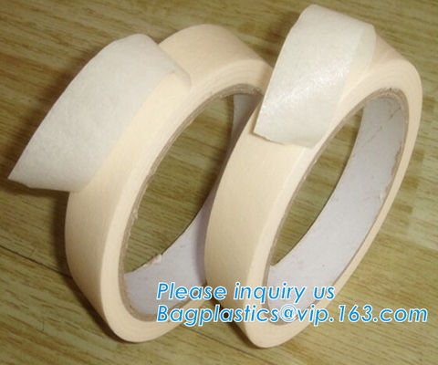 Crepe paper tape masking film, Pre-folded Plastic Film Reel, Pre-taped Plastic bulk roll, hot sale car paint window pr