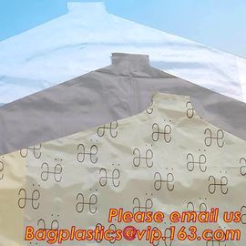 BIODEGRADABLE printed Laundry dry cleaning garment bag on roll,laundry suit garment packaging dry cleaning cover plastic