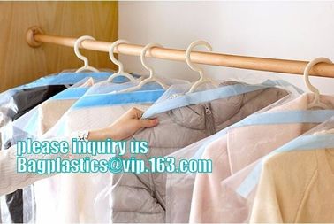 Clear Plastic Dry cleaning poly garment bags for packing clothes storage on roll,Plastic garment bags for suit BAGEASE