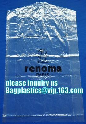 Wholesale Clear Plastic Dry cleaning poly garment bags for packing clothes storage on roll,dry cleaning plastic rolls ba