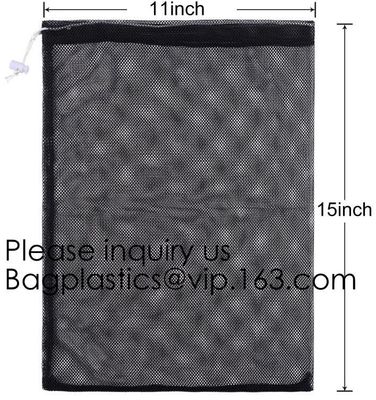 Mesh Laundry Bag Heavy Duty Drawstring Bag, Factories, College, Dorm, Travel Apartment Blouse, Hosiery, Stocking, Underw