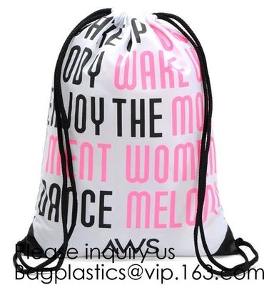 Multicolor Drawstring Backpack Bags Sports Cinch Sack String Backpack Storage Bags for Gym Traveling Backpack Drawstring