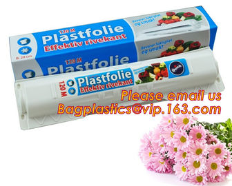 BPA free slider /plastic cutter PE cling film for food wrap, PVC Food Wrap Cling Film, cling film for food wrap