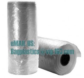 Clear poly laundry plastic roll dry cleaning bags for packing shirts,dresses, Transparent CLEAR Plastic Dry Cleaning