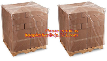 Plastic reusable thermal pallet cover, Heavy Duty Waterproof Pallet Cover Tarp, LLDPE Elastic Pallet Packaging Bag Cover