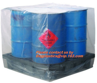 Reusabe PVC Tarpaulin Cover,Heavy Duty Plastic PVC Pallet Cover Tarp, Duarable recylable 100% virgin PE material stretch