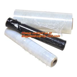 clear, transparent, black lldpe stretch film, pe pallet film, PALLET STRETCH WRAPS,PALLET