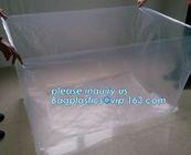 48 x 48 x 96" 1 Mil ldpe Clear Pallet Covers, Eco-friendly Reusable Pallet Wrap Pallet Cover, Disposable CPE Waterproof