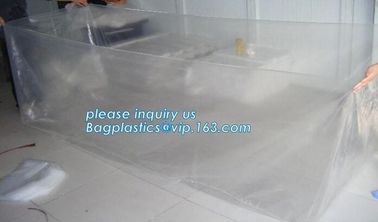 Giant jumbo big size poly pallet cover packaging bags with competitive price, 36 x 27 x 65" 1 Mil ldpe Clear Pallet Cove