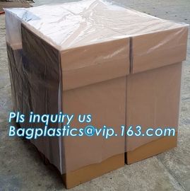 Plastic Pallet Cover Suppliers Printable Polyethylene Pallet Cover Bags, easy cleaning waterproof pallet cover, BAGPLAST