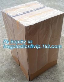 Heavy Duty Extra Big Jumbo Clear Poly Bags For Pallet Covers, Plastic Material and PE Plastic Type reusable pallet cover