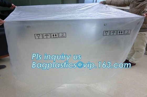 LDPE bag Large square bottom bag on roll pallet cover bag rubbish bag Garbage bag HDPE bag, reusable pallet wrap top cov