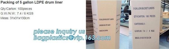 Bucket Liner Disposable Pail Liner, Drum Inserts & Liners, Plastic Protective Liner for Drums, Rigid Drum Liners | Rigid