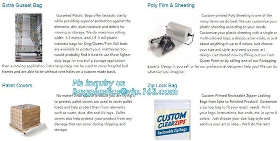 Chair Cover Mattress Moving Bag Furniture Cover, Disposable & Waterproof Plastic mattress cover with Mattress protectors