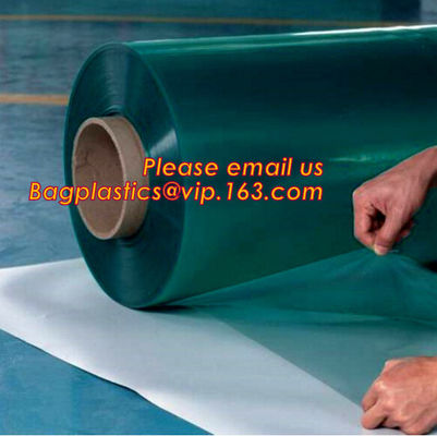 Rigid PET Film coated with PE protective film, white color protective film for car, clear carpet protective film in roll