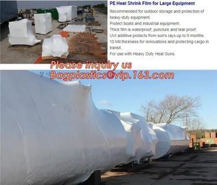 biodegradable shrink wrap 200 mic construction industrialJumbo construction industrial uv shrink wrap for yacht covering