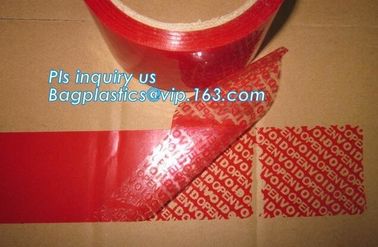 Printed self adhesive sticker void security peel off warranty label,Custom Serial Number Bar code Security Warranty VOID