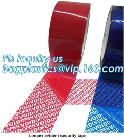 custom sealing holographic laser rainbow tamper evident security void hologram packing tape,Tamper Evident Security Pack