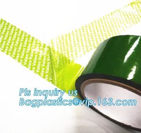 Supply tamper proof plastic open void tape for seal courier bag envelopes with CE&ISO Air Mouse TV Box PCs OS bagplastic