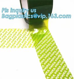 Security void tape,Tamper Evident Security Void Tapes,Red Tamper Evident Void if Opened Security Tape PET Backing Materi