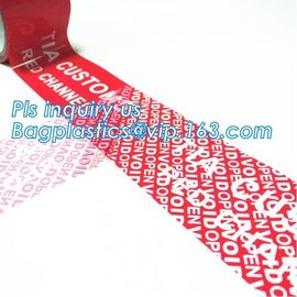 Security Seal anti-counterfeiting tapes void carton packing tape,Serial Number Security Sealing VOID OPEN Tape bagease