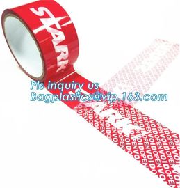 Tamper Proof Security Seal Tape Warranty Void Tape,hidden message OPENVOID/VOID tamper evident security tape bagease