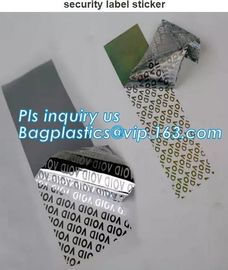 Sliver Self Adhesive Void Sticker Label,Removed Label Custom Best Price High Quality Void Label Sticker Open Void Securi