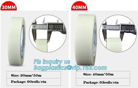 Filament/Fiberglass Tape,Mono line Filament Tapes,Promotional Filament Fiberglass Self-adhesive Tape bagease bagplastics