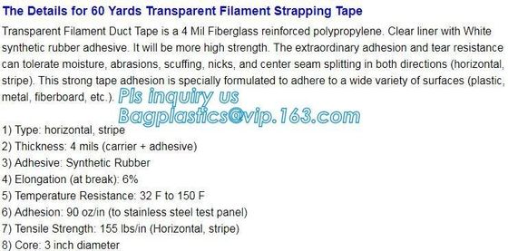 perforated filament tape,Strong Fiberglass Reinforced Filament Tape 9mm,Conventional Brown/White Kraft Paper Filament St