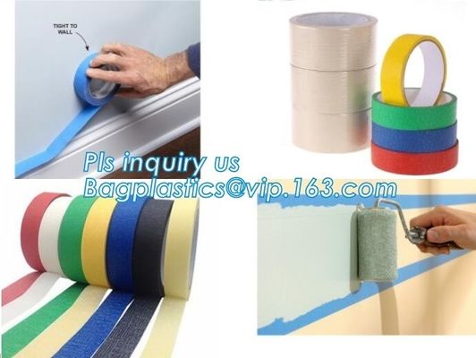 Heat Resistant Automotive Adhesive Masking Tape reisst 80c Auto masking tape,Painters Masking Tape,automotive for painte