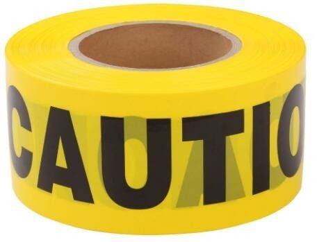 Caution Warning DANGER Tape Caution Tape Roll 3-Inch Non-Adhesive Sharp Red Color Warning Tape,Safety Caution PVC Materi