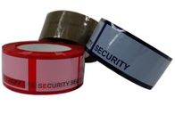 Wholesale tamper evident open void security label/ material, warranty sticker void if tampered,Custom Printed Sliver Sel