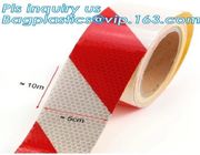 3M Red&White Reflective tapes/sheeting/marks for vehicle,Aluminized avery CE mark conspicuity metalized reflective tape
