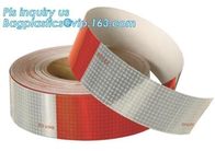 3M Red&White Reflective tapes/sheeting/marks for vehicle,Aluminized avery CE mark conspicuity metalized reflective tape
