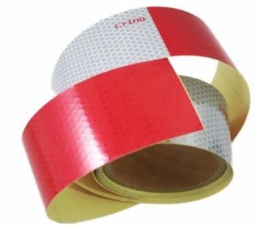 3M Red&White Reflective tapes/sheeting/marks for vehicle,Aluminized avery CE mark conspicuity metalized reflective tape