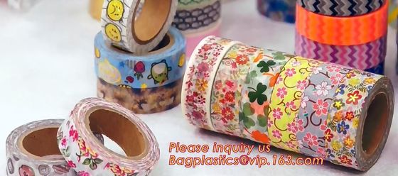 Colorful decorative masking washi paper tape custom printed DIY washi tape with logo,Supplies DIY Arts & Crafts Multi-co