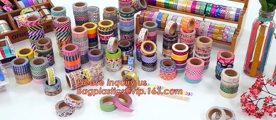 Colorful decorative masking washi paper tape custom printed DIY washi tape with logo,Supplies DIY Arts & Crafts Multi-co