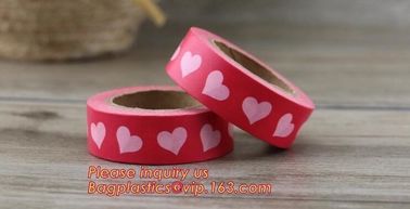 HAPPY VALENTINE'S DAY SERIES WASHI TAPE,Dia3.7cm Animal Flower Whale Washi Tape Diary Photo Album Decorative Tape DIY Pa