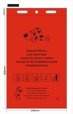 high quality disposable dog poop bags / vest handle pet garbage bags, Pet Recycled Silicone dog poop bag / biodegradable