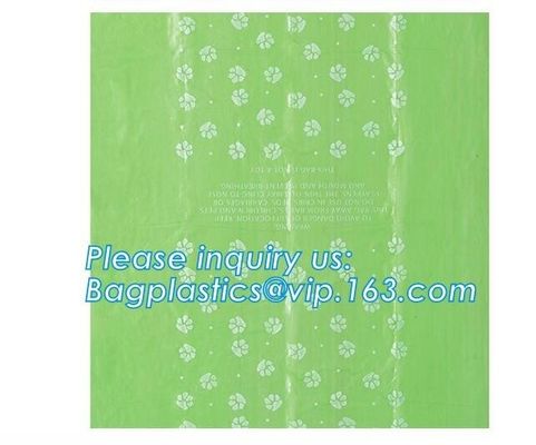 Scented Pet Waste Bags with Dispenser, customized biodegradable pet waste dog poop bag, 1000 Pet Waste Disposal Dog Poop