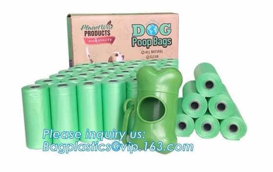 Branded dog poop bags / pet waste bag / bags on roll, dog waste bags and dispenser pet waste bag dog shit bag, bagease