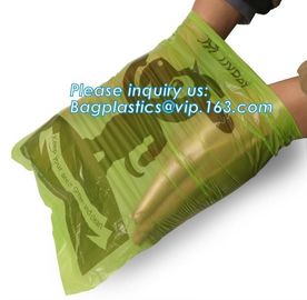 Degradable Pet Poop Bags Dog Cat Waste Pick Up Clean Bag Refill Bags Promotion, Biodegradable cleaning garbage box pet d